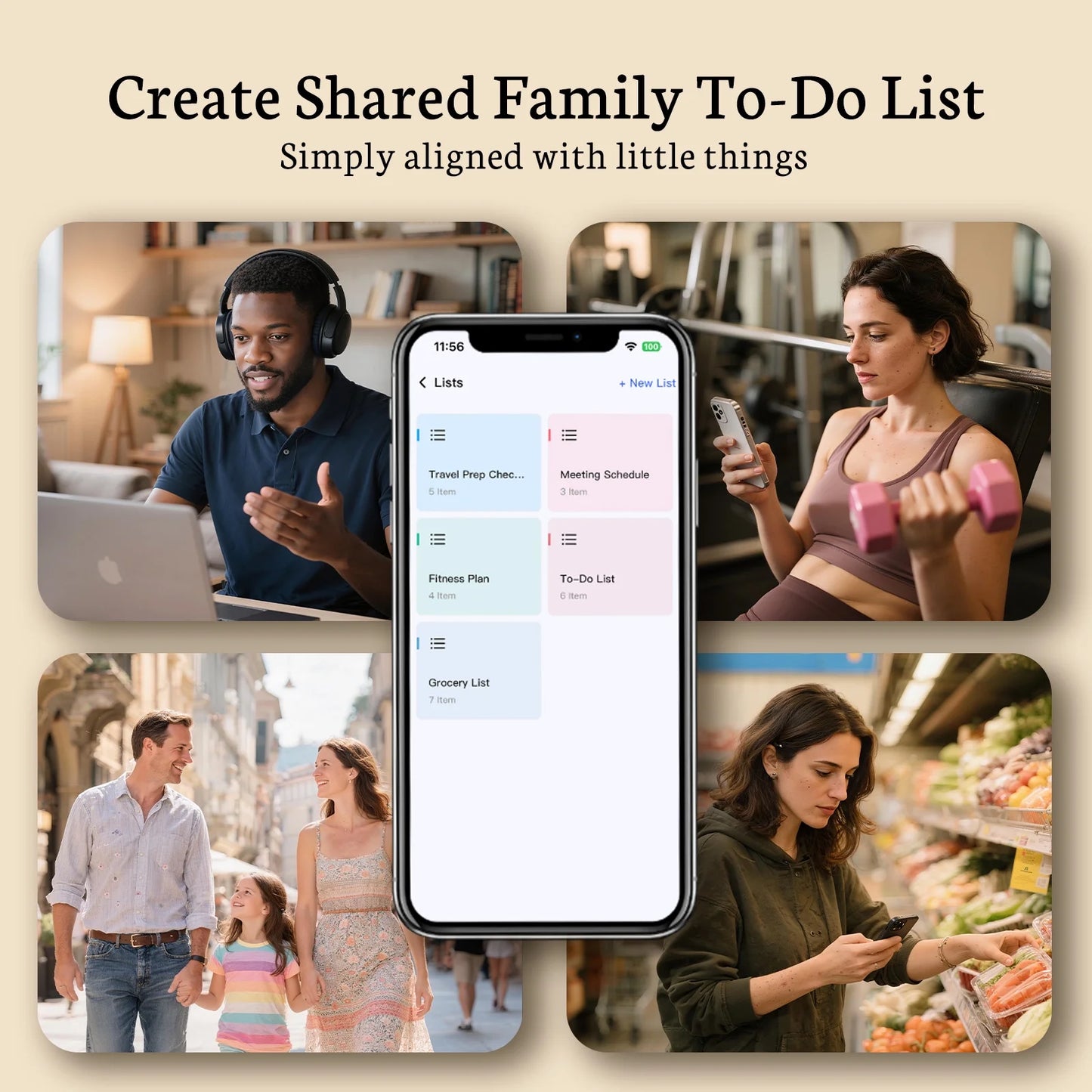 10.1 Inch Digital Calendar - Chore Chart, Meal Planner, Rewards System, Photo Display, Smart Electronic Calendar Interactive Display Seamless Family Schedule