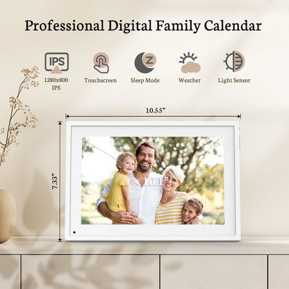 10.1 Inch Digital Calendar - Chore Chart, Meal Planner, Rewards System, Photo Display, Smart Electronic Calendar Interactive Display Seamless Family Schedule