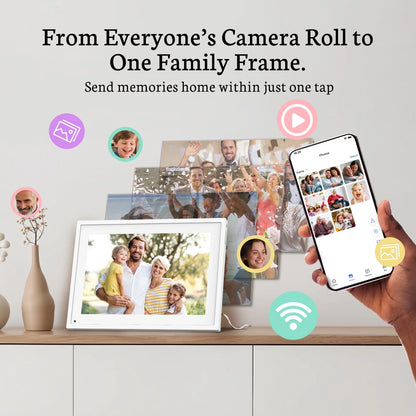 10.1 Inch Digital Calendar - Chore Chart, Meal Planner, Rewards System, Photo Display, Smart Electronic Calendar Interactive Display Seamless Family Schedule
